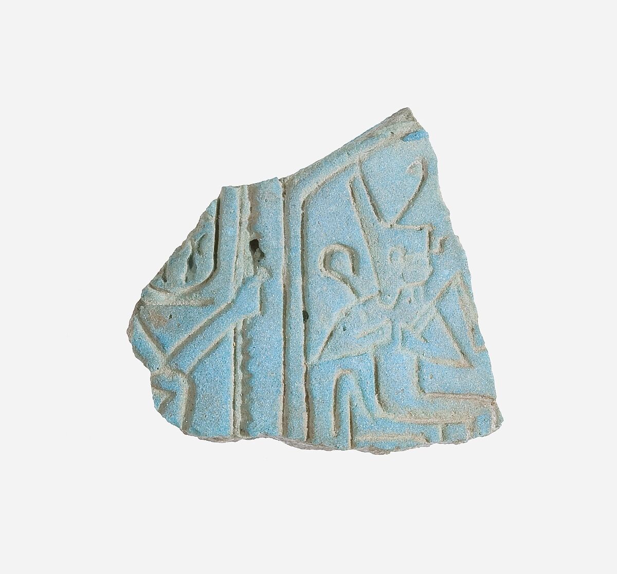Fragment of Goblet, Faience 