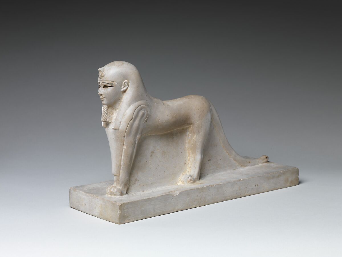 Tutu, limestone, pigment inlay; missing inlay