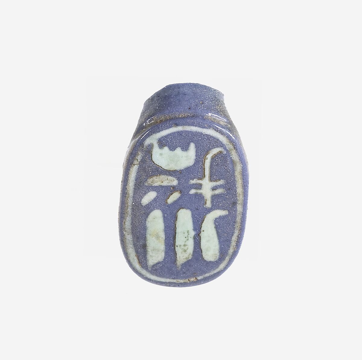 Ring Inscribed for Queen Tiye, Faience