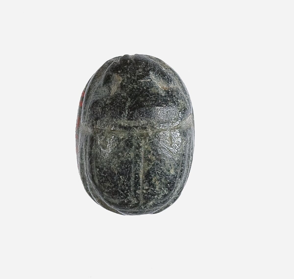 Scarab Inscribed with a Crouching Ibex, Steatite
