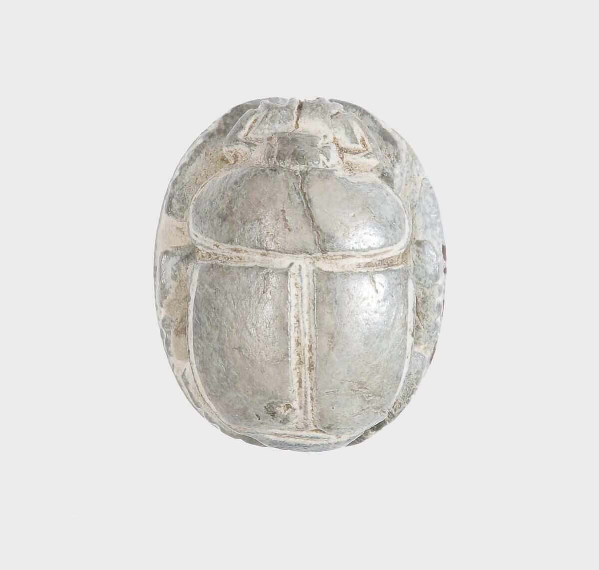 Scarab Inscribed with a Geometric Pattern, Mica schist