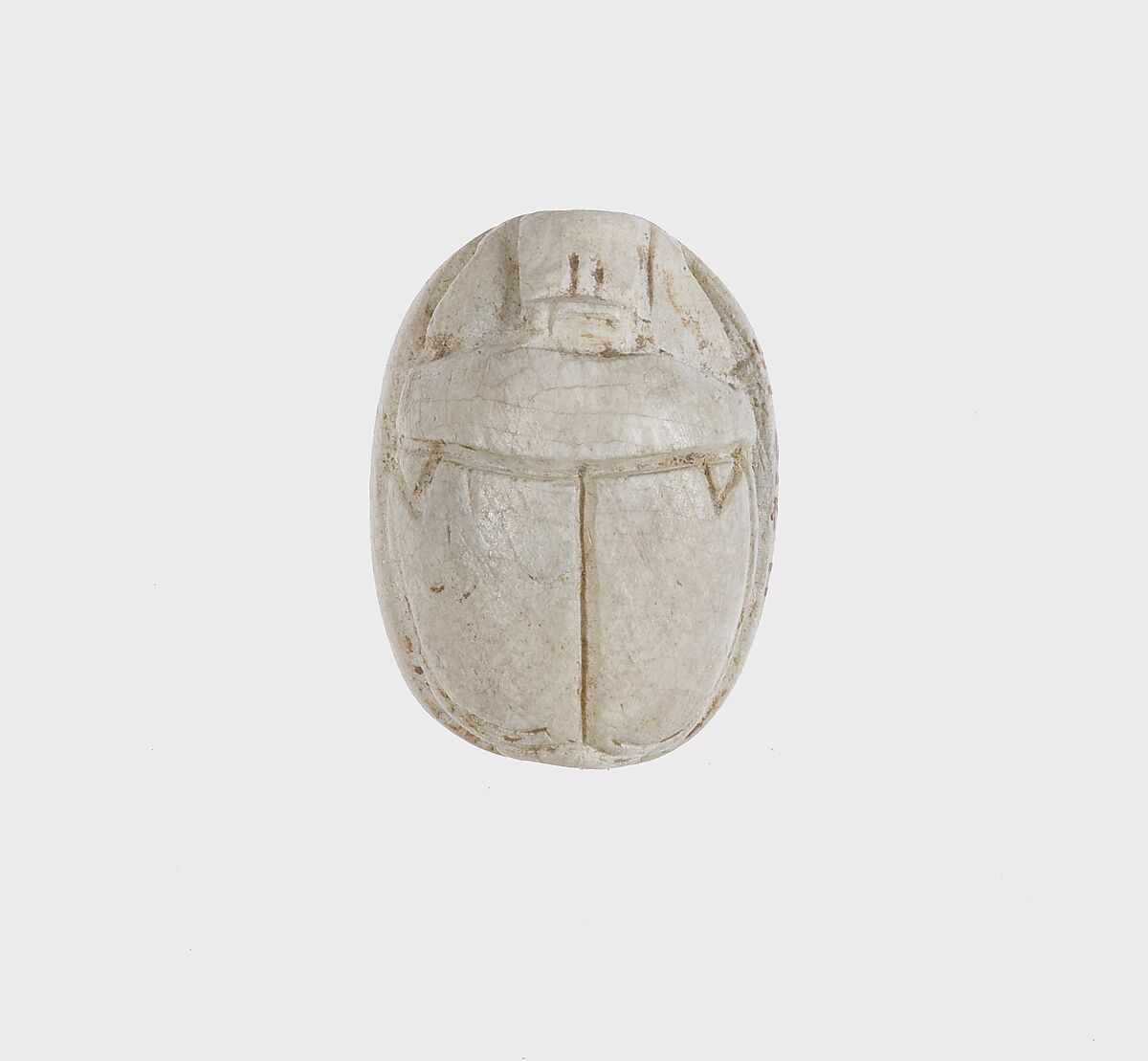 Scarab Inscribed with the Horus Falcon and Uraeus, Mica schist