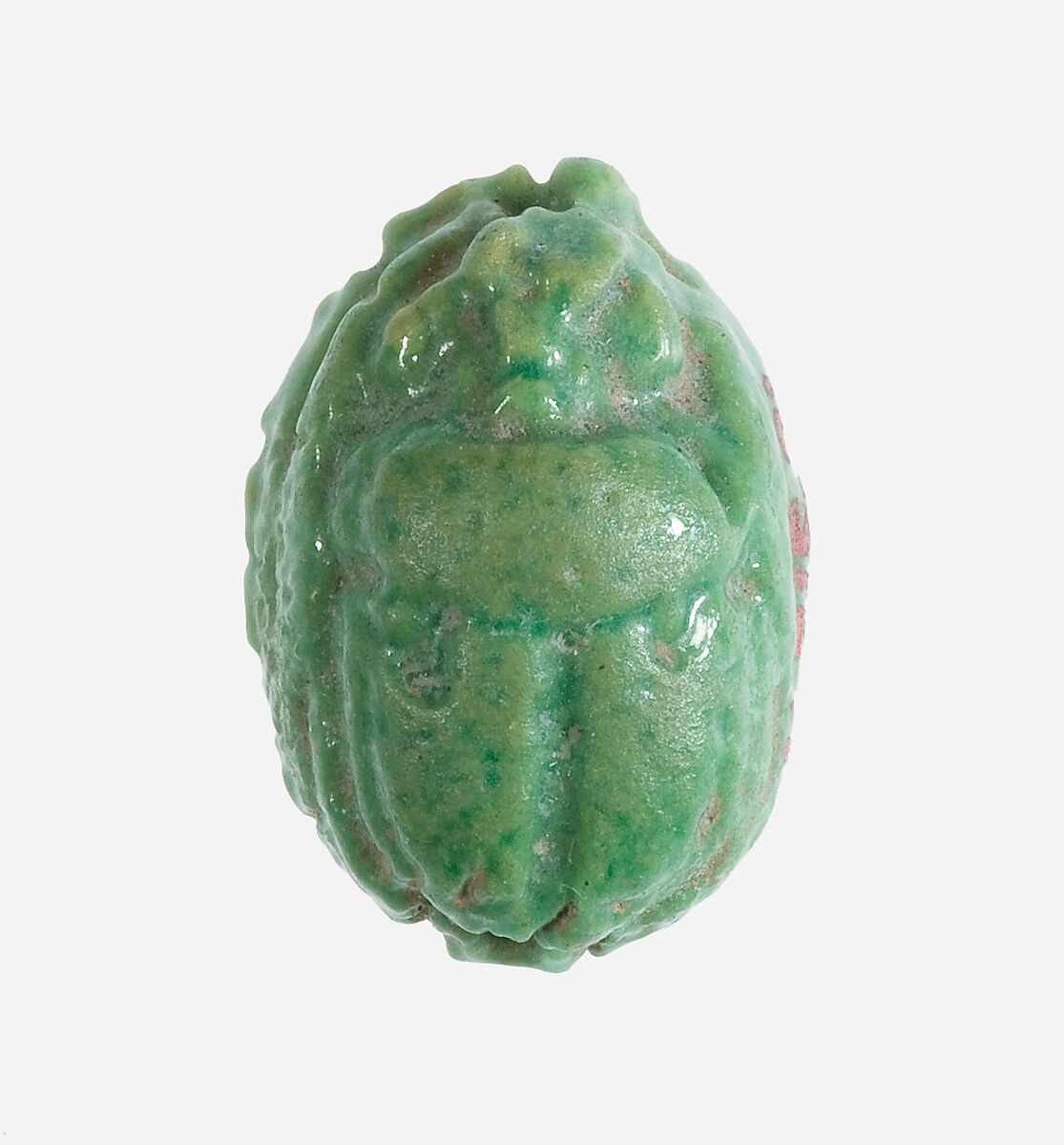 Scarab Inscribed with the Throne Name of Amenhotep III, Faience