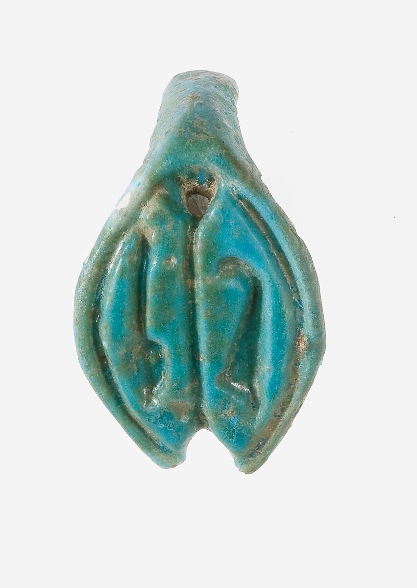 Ring Fragment, Faience, blue 