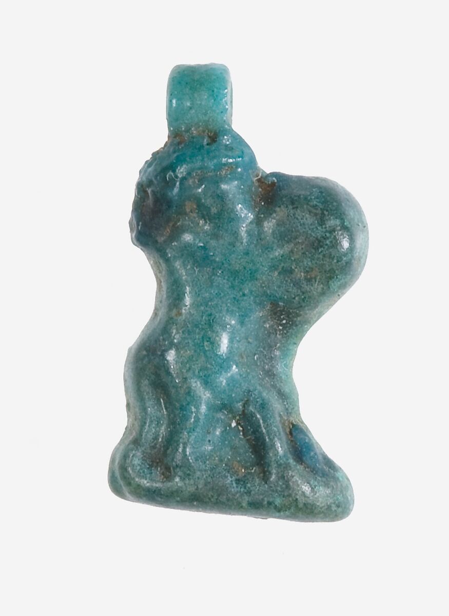 Bes Amulet, Faience 