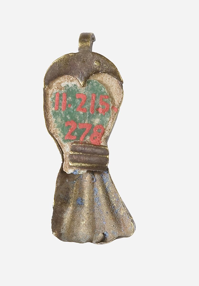 Cornflower Pendant, Faience