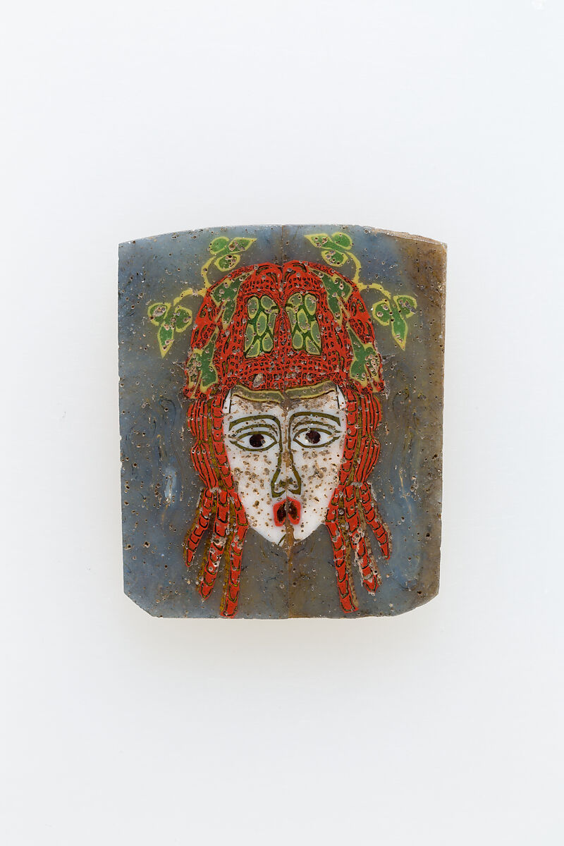 Plaque, female face | Ptolemaic Period–Roman Period | The Metropolitan ...