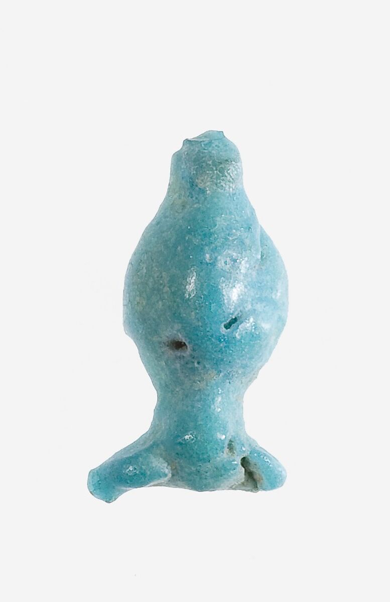 Cornflower Pendant, Faience