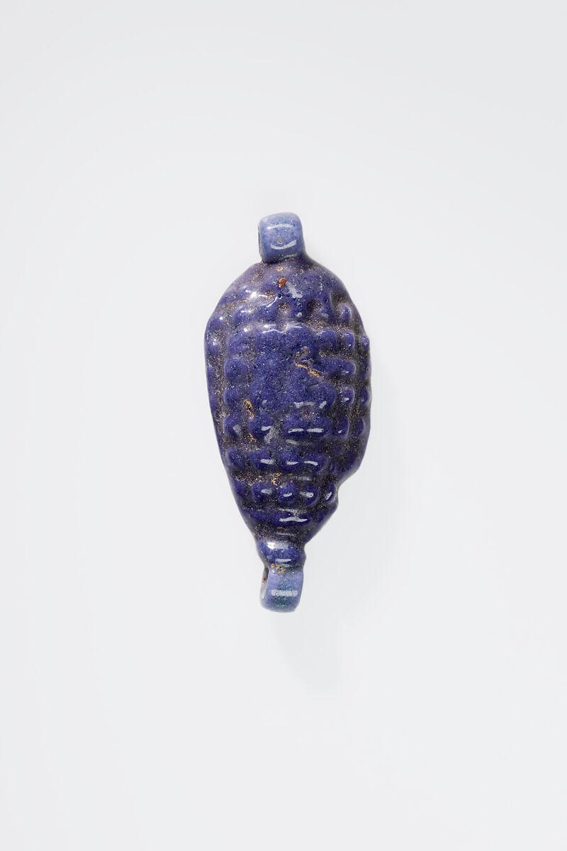 Pendant: Bunch of Grapes, Faience 