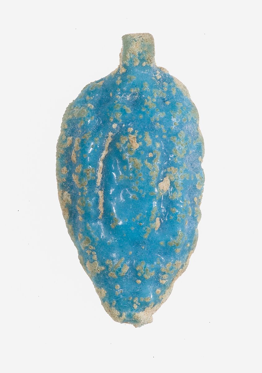 Pendant: Bunch of Grapes, Faience 