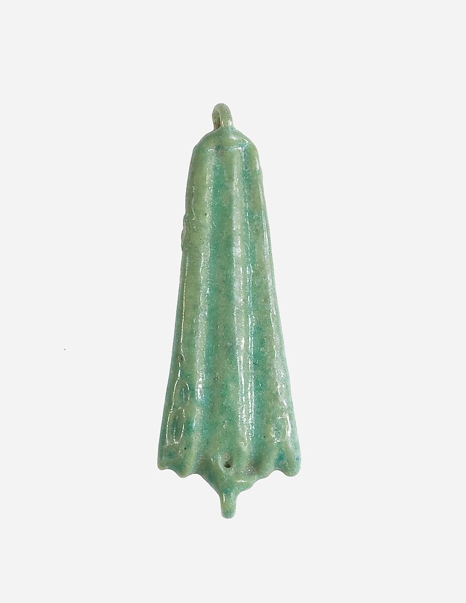 Leaf Bead, Faience 