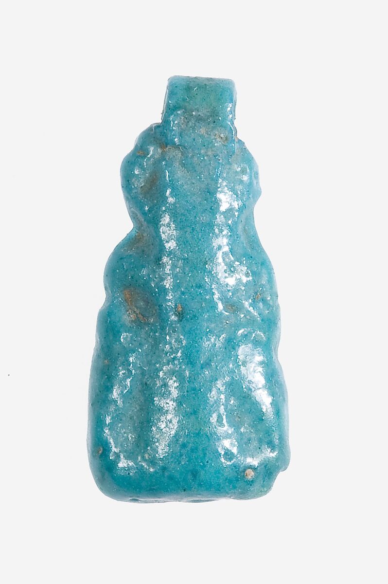 Indeterminate Goddess Pendant, Faience 