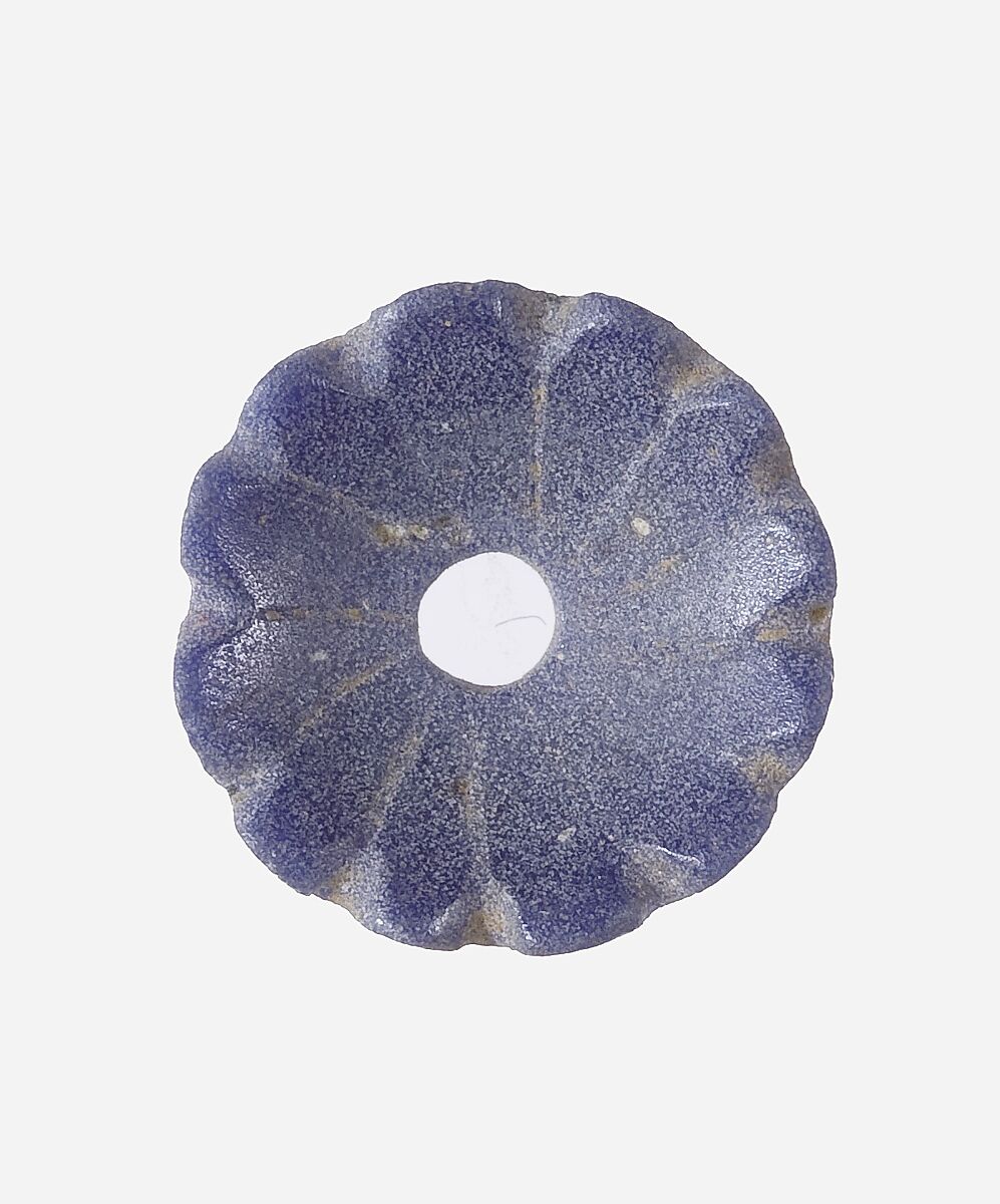 Rosette Pendant, Faience 