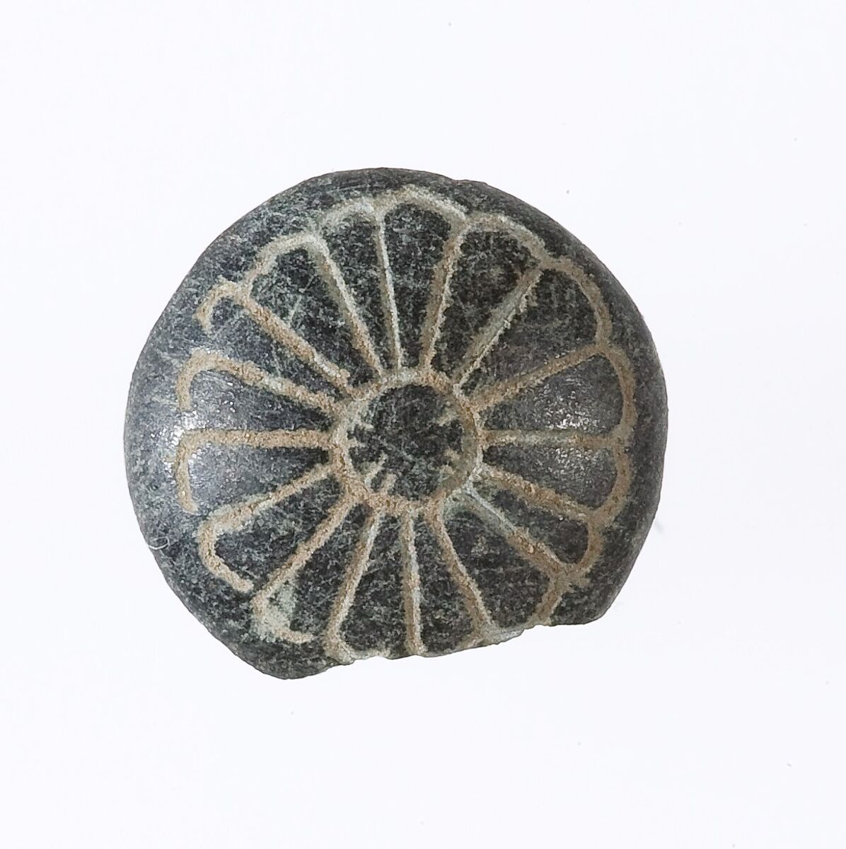 Ear  Stud, Faience