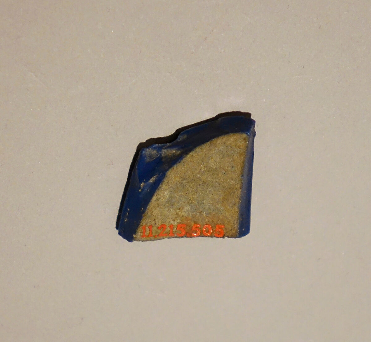 Inscribed Fragment of Vase, Glass