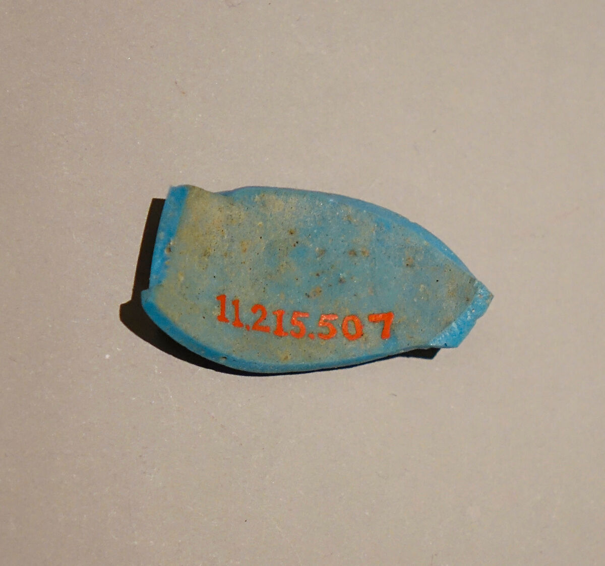 Inscribed Fragment of Vase, Glass