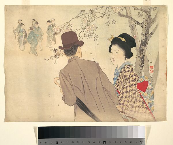 Scent and Shadow, Takeuchi Keishū (Japanese, 1861–1943), Woodblock print; ink and color on paper, Japan 