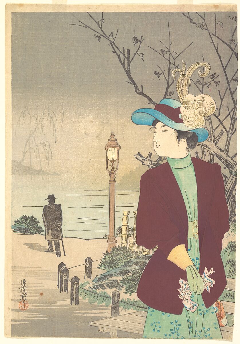 Print, Tsuneshige (Japanese) (?), Woodblock print; ink and color on paper, Japan 