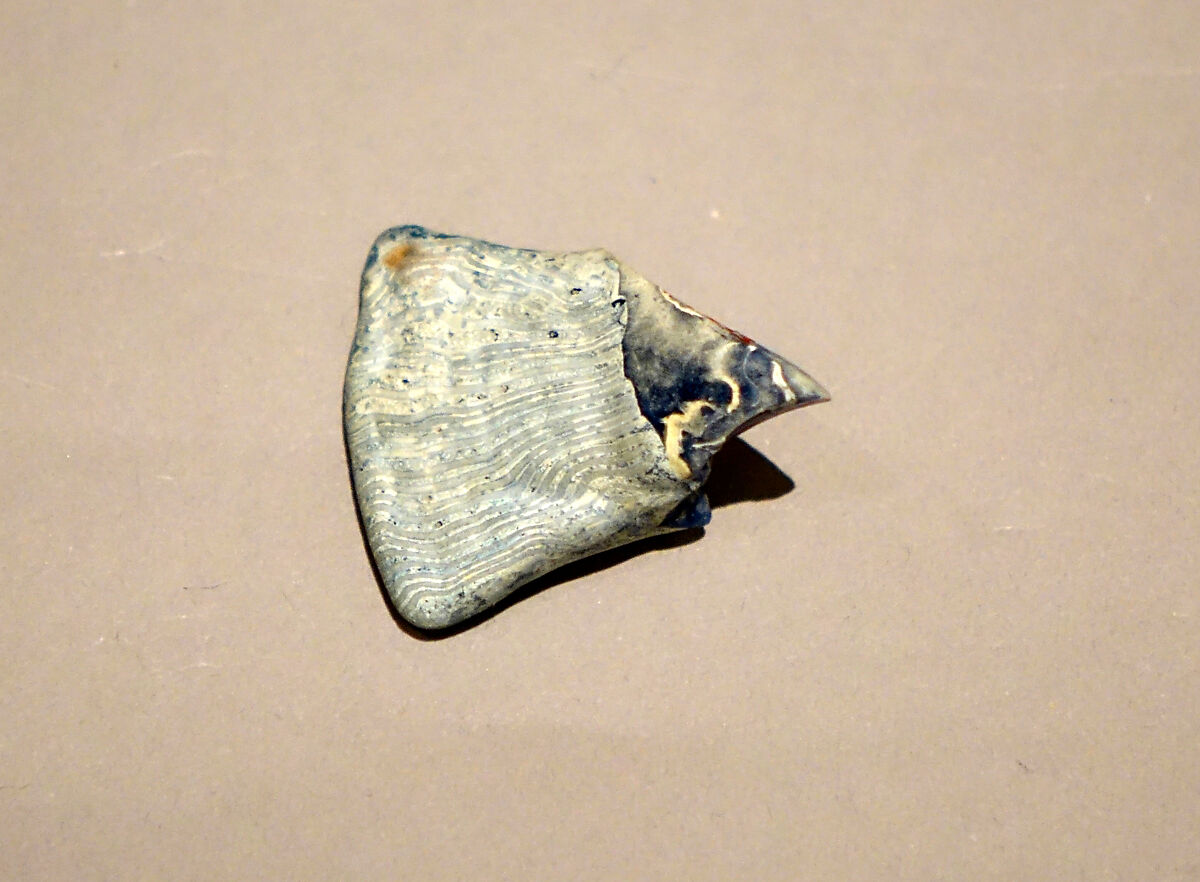 Fragment of Bottle in Shape of Fish, Glass