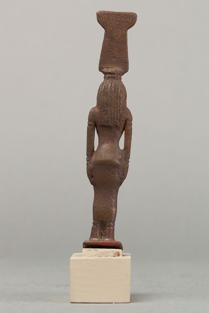 Statuette of Nephthys, Cupreous metal