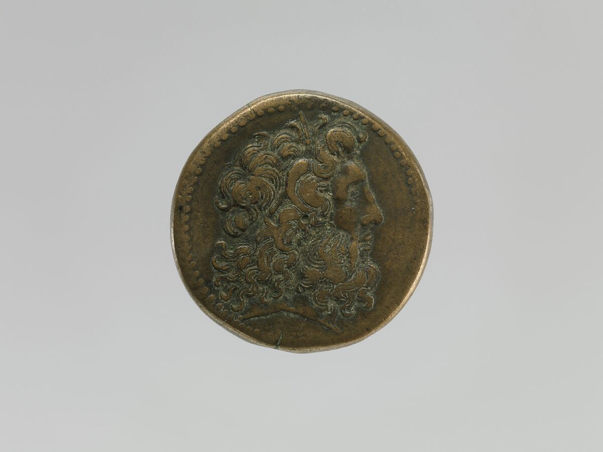 Coin of Ptolemy III from a Ptolemaic hoard, Bronze 