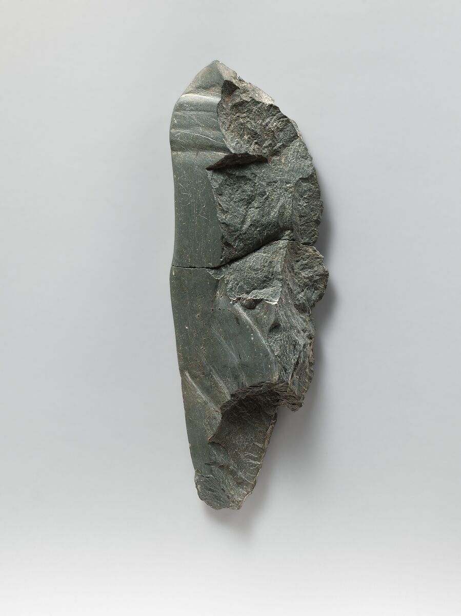 Palette Fragment Illustrating a Wild Dog, Greywacke