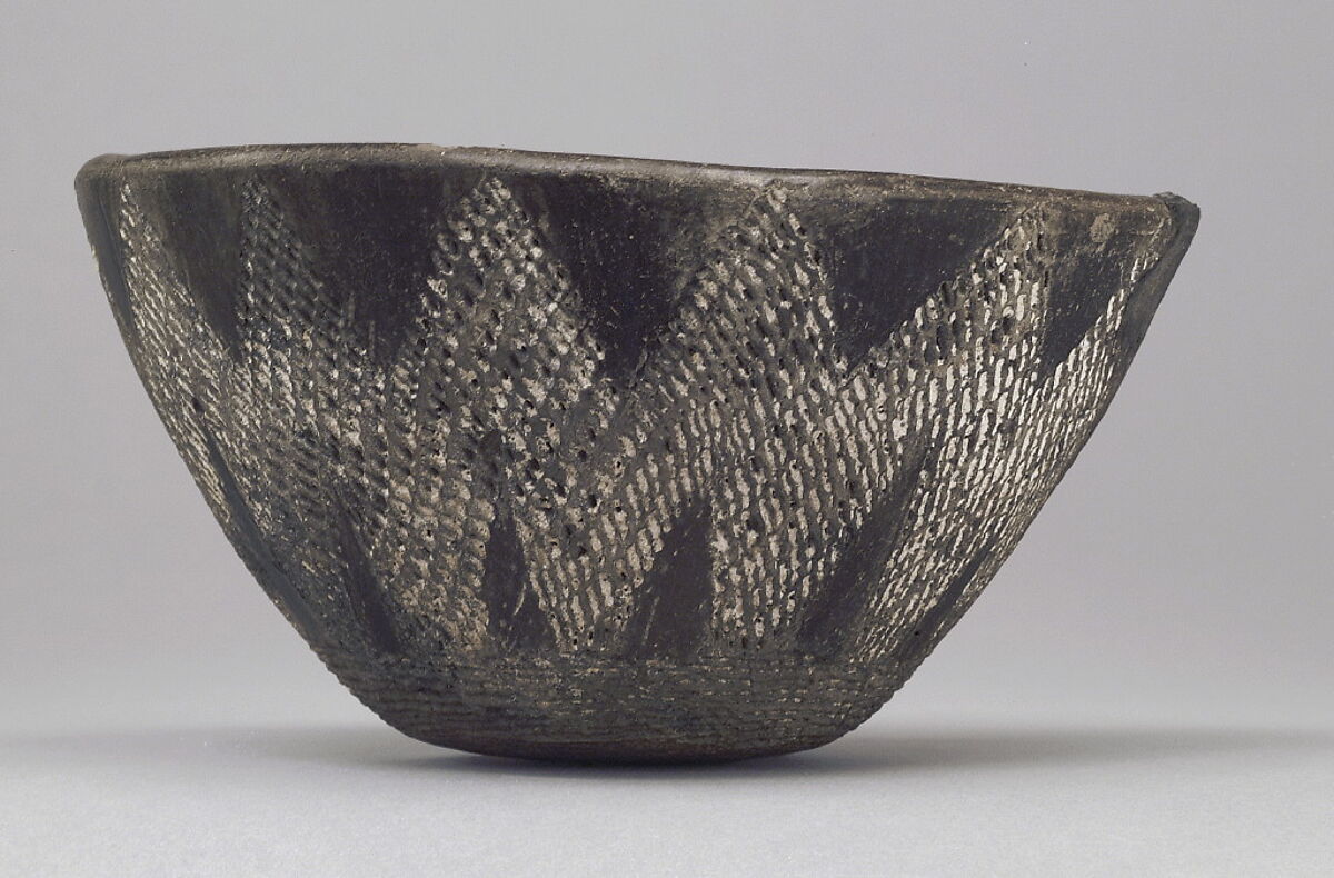 Black Incised Ware Bowl, Pottery