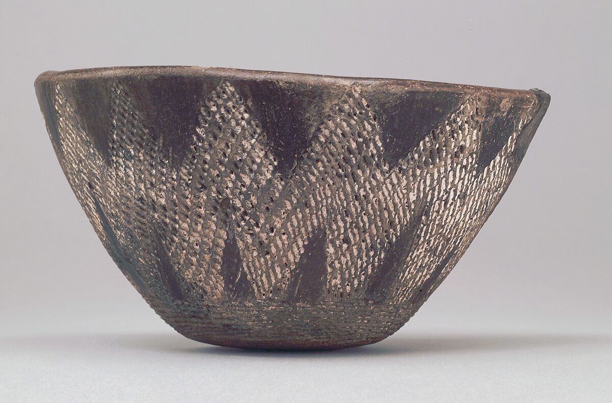 Black Incised Ware Bowl, Pottery