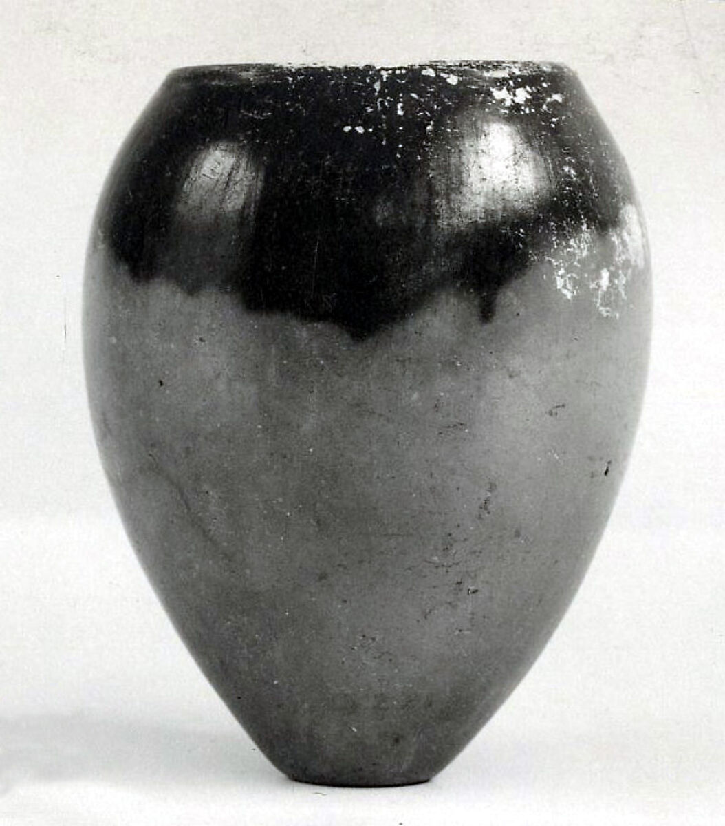 Black-topped Red Ware Jar, Pottery