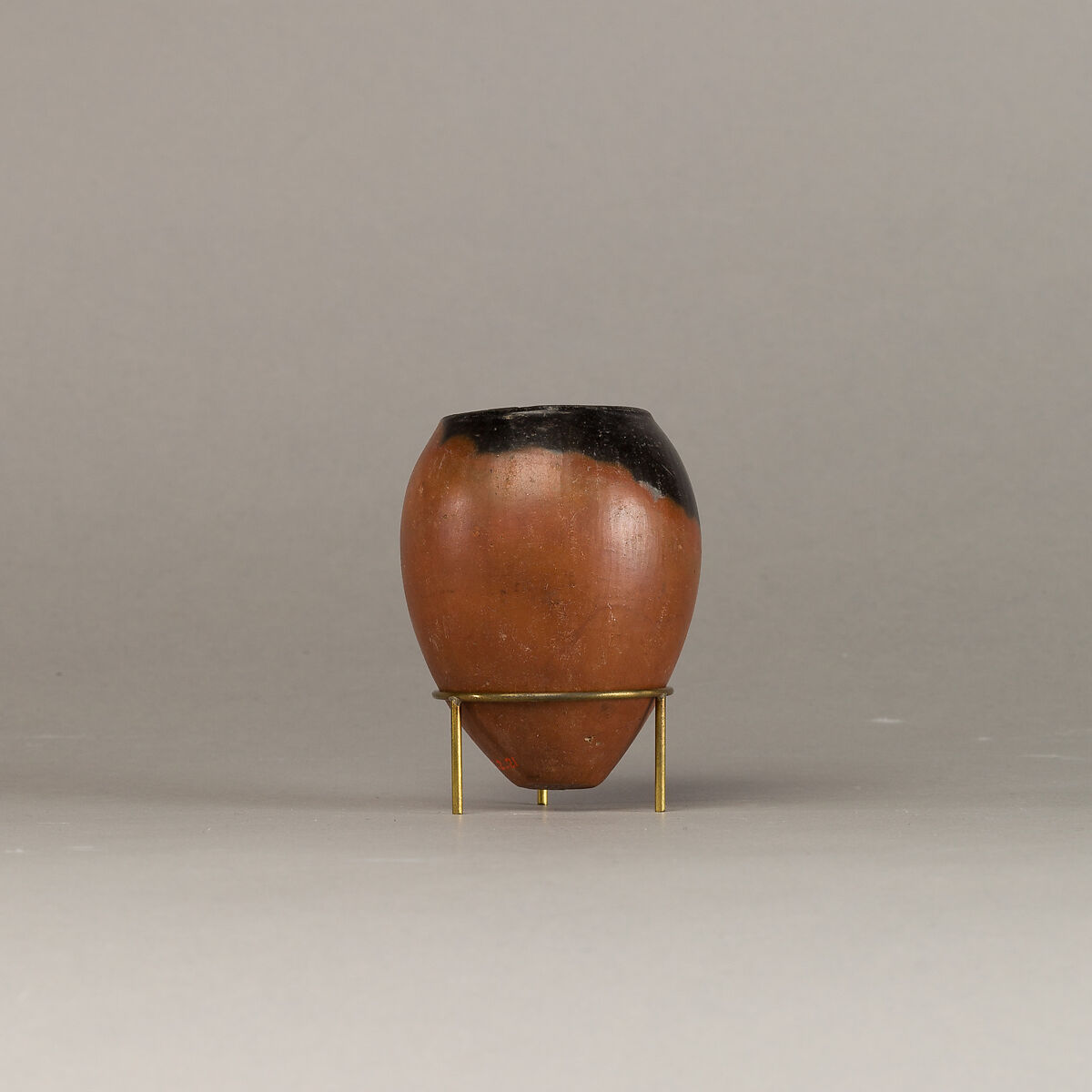 Black-topped Red Ware Jar, Pottery 
