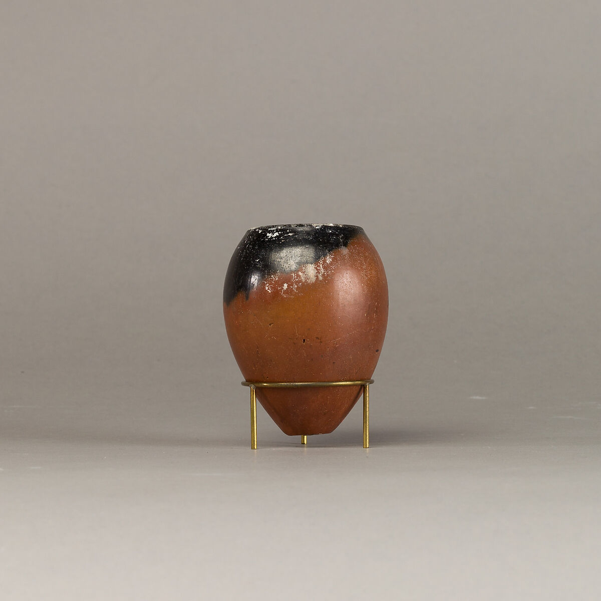 Black-topped Red Ware Jar, Pottery