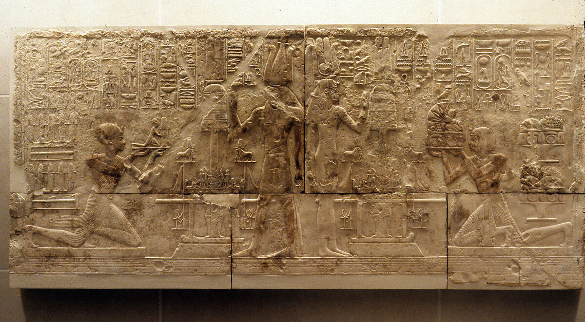 Relief from the West Wall of a Chapel of Ramesses I | New Kingdom 