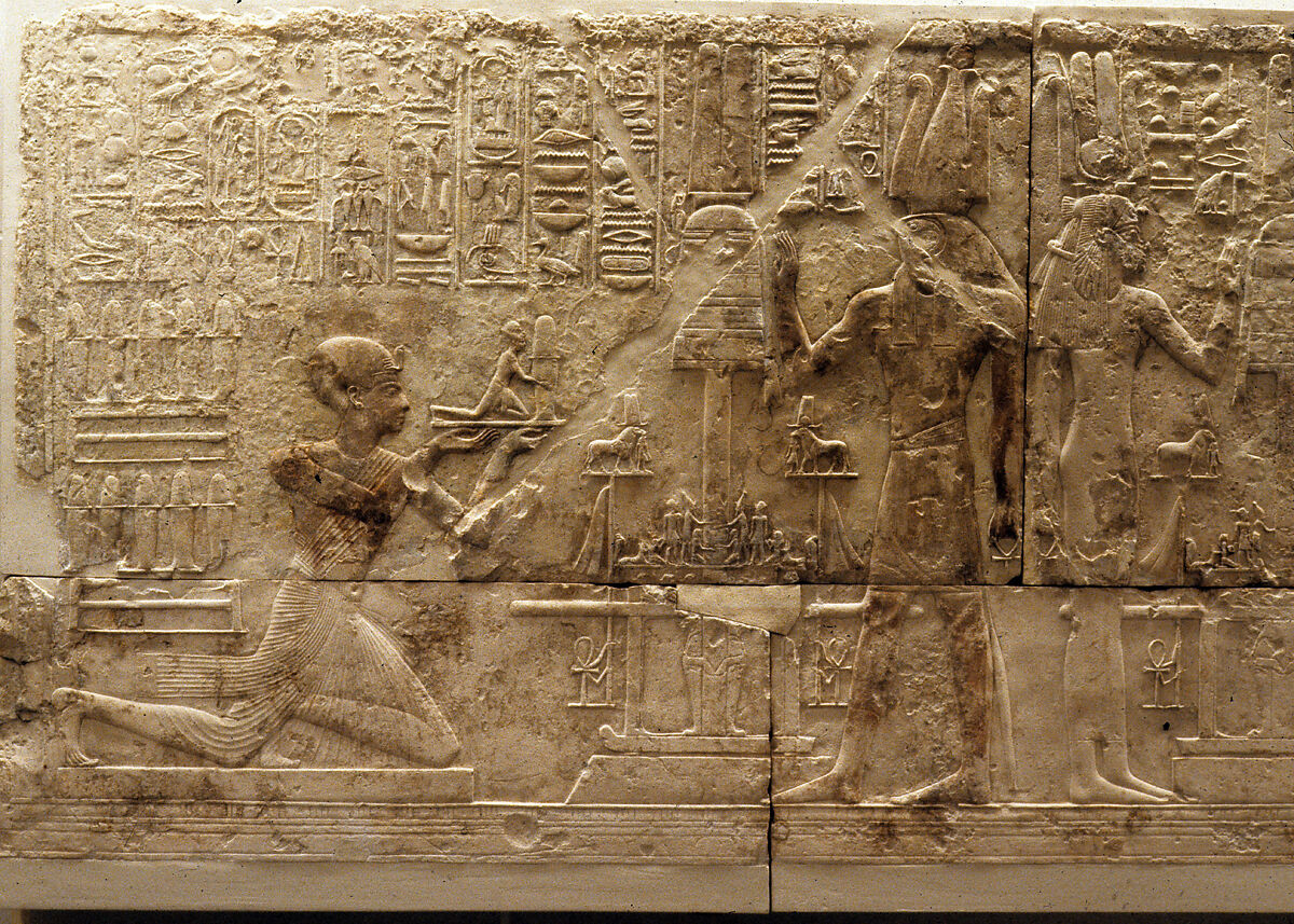 Relief from the West Wall of a Chapel of Ramesses I, Limestone