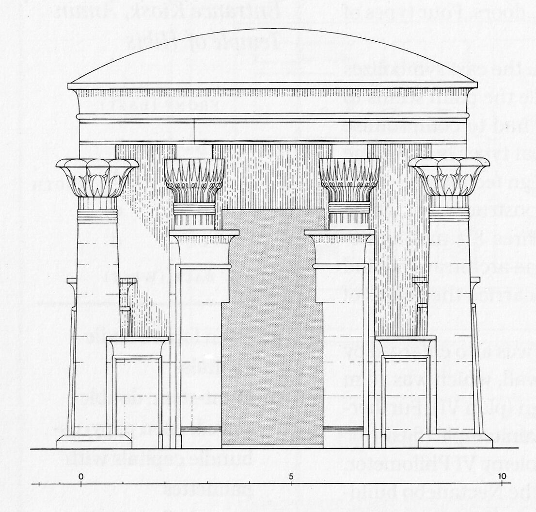 Composite Papyrus Capital, Sandstone, paint