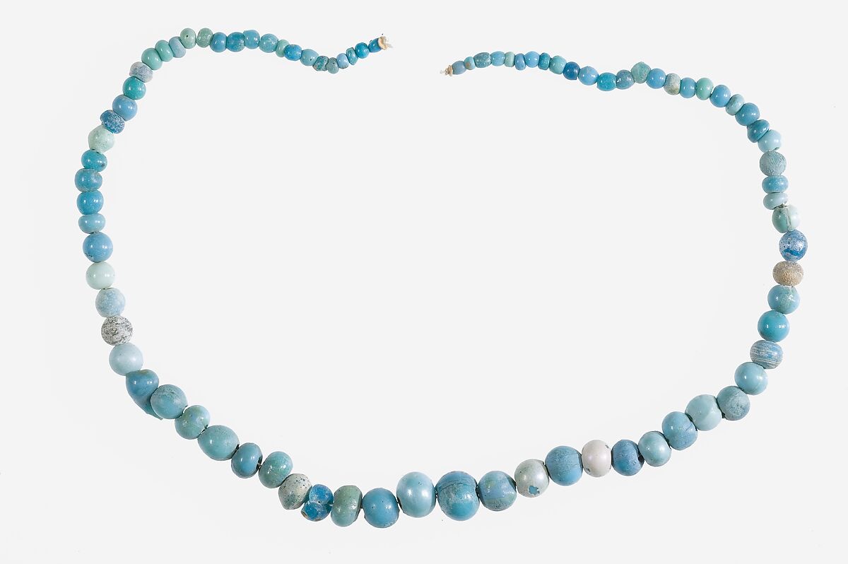 String of Ball Beads, Faience 