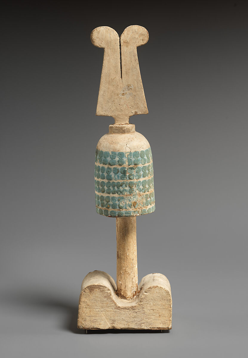 Ta-wer emblem (Abydos Fetish), Wood, paint