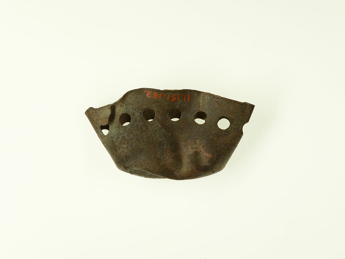 Flattened cup fragment, Bronze 