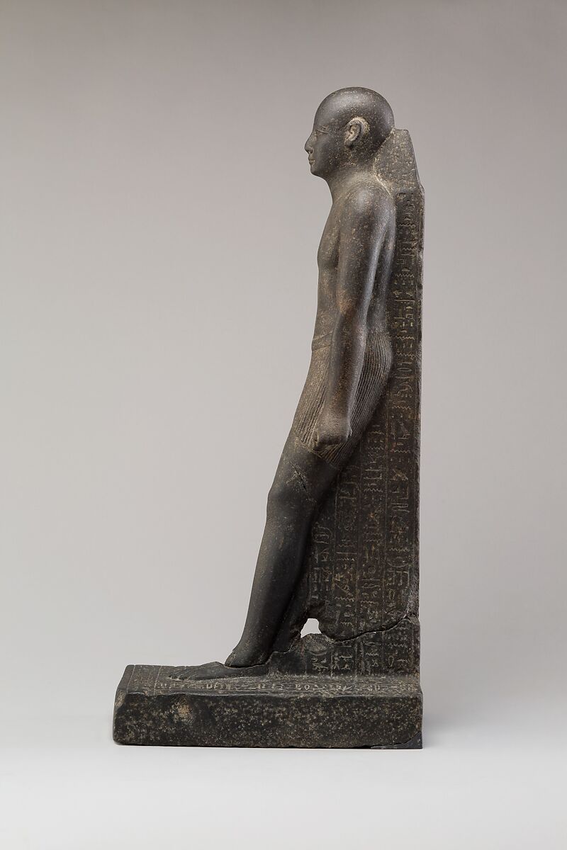 The God's Father, Prophet of Amun in Karnak, Ankhpakhered, son of Nesmin and Tadisetdiankh, Diorite