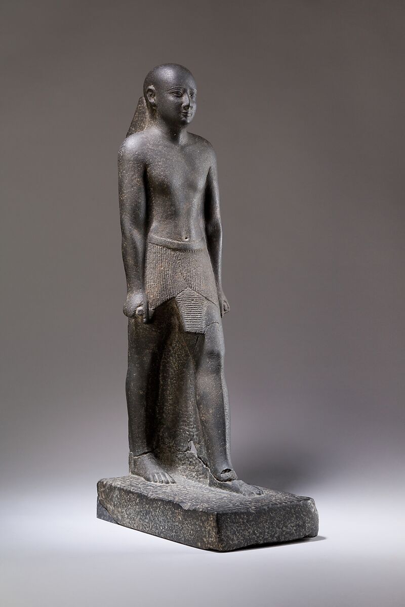 The God's Father, Prophet of Amun in Karnak, Ankhpakhered, son of Nesmin and Tadisetdiankh, Diorite 