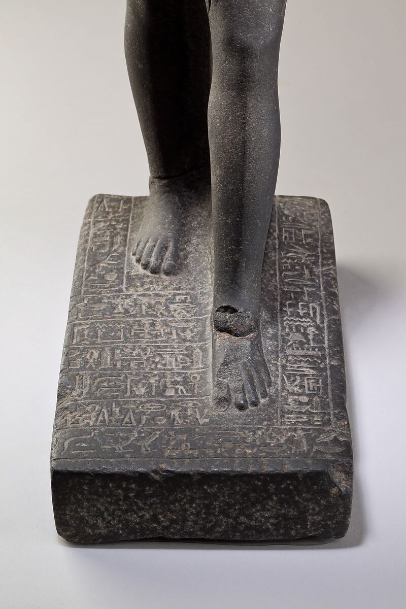 The God's Father, Prophet of Amun in Karnak, Ankhpakhered, son of Nesmin and Tadisetdiankh, Diorite