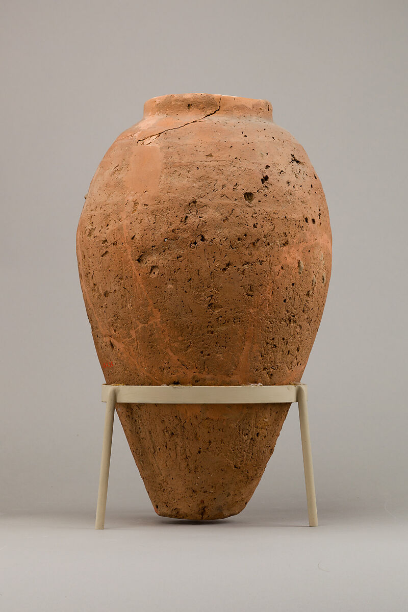 Rough ware jar, Pottery 