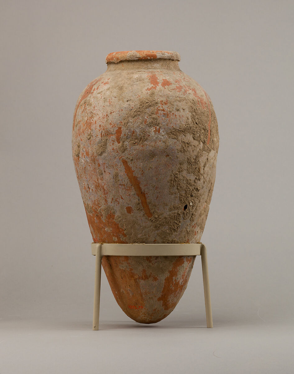 Rough ware jar, Pottery 