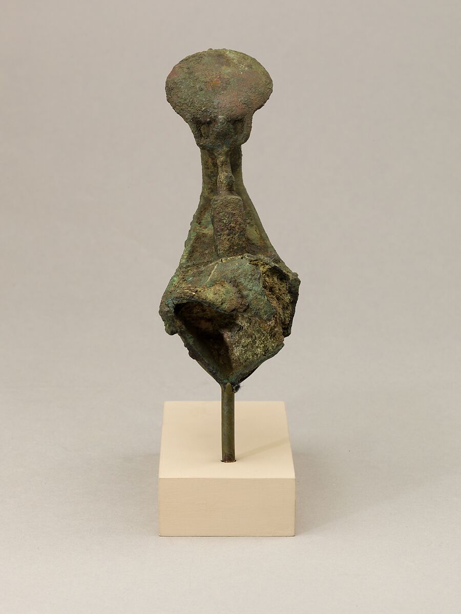 Stern of a barque from a standard, Cupreous metal