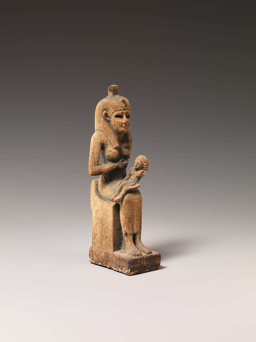 Isis and Horus, Wood