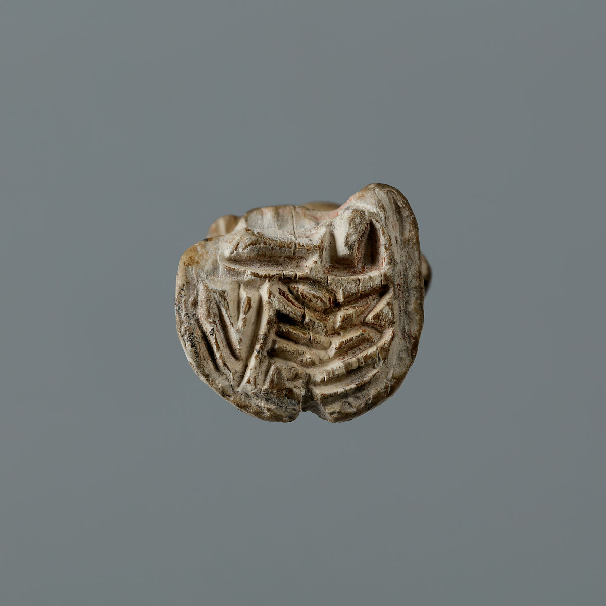 Seal, human shaped, Steatite