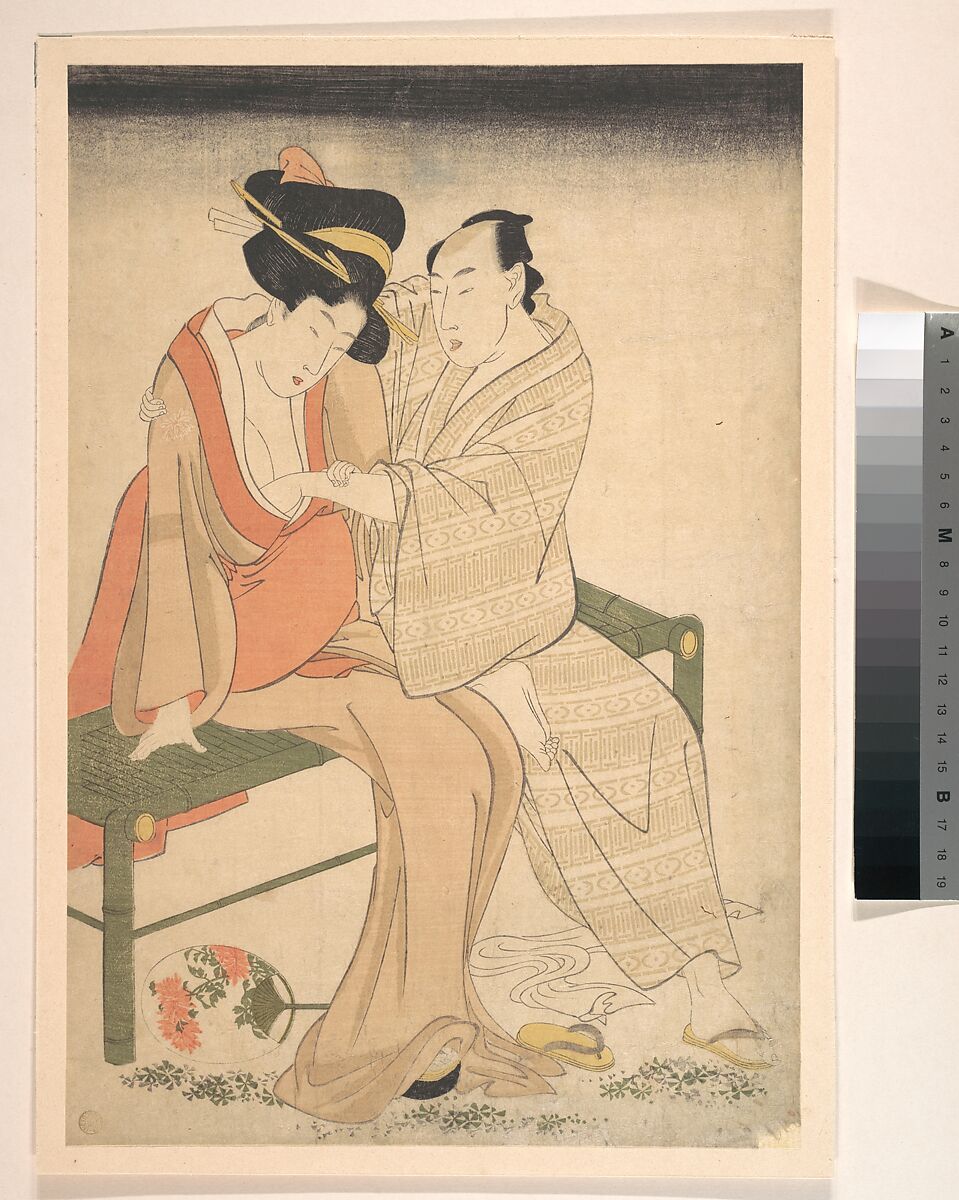 Kitagawa Utamaro A Pair Of Lovers Japan Edo Period 1615 1868 The Metropolitan Museum