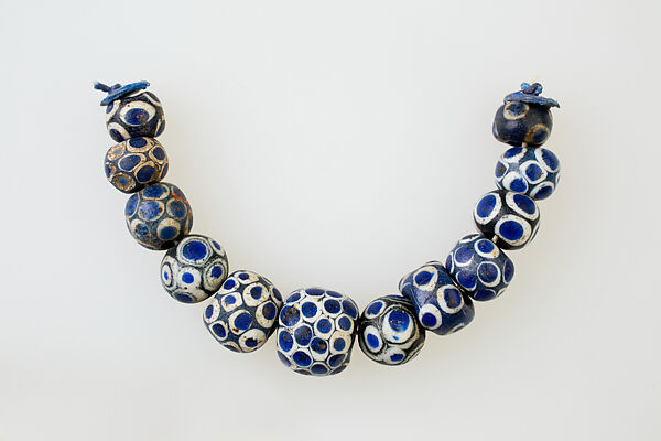 Glass Mosaic Bead. The Middle and Near East c.10th century