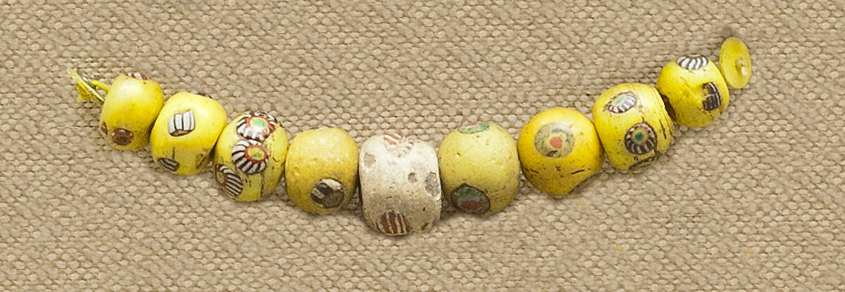 String of 9 Eyed Beads | Islamic Period | The Metropolitan Museum of Art