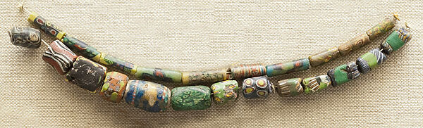 String of 10 Mosaic Beads