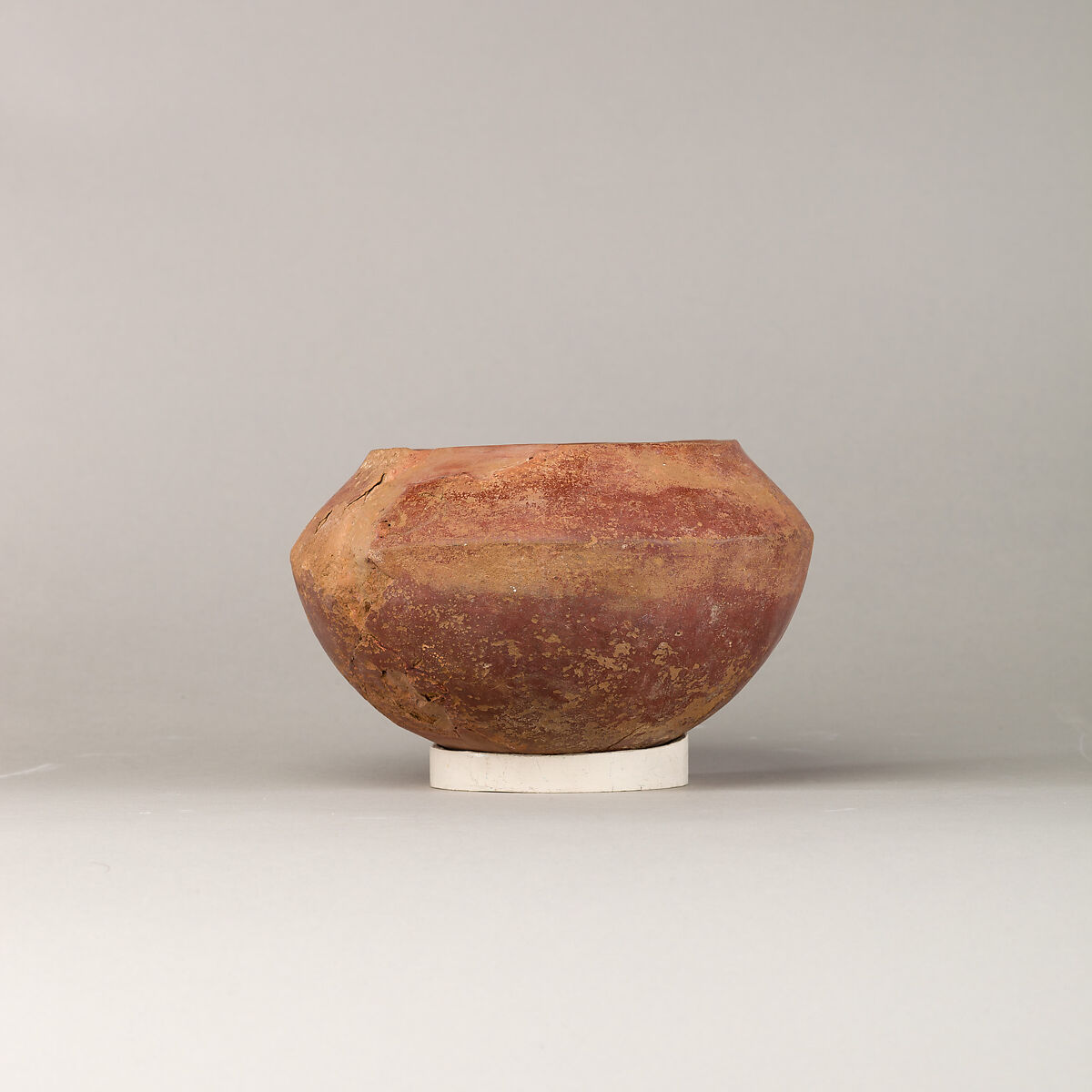 Red polished ware bowl, Pottery 